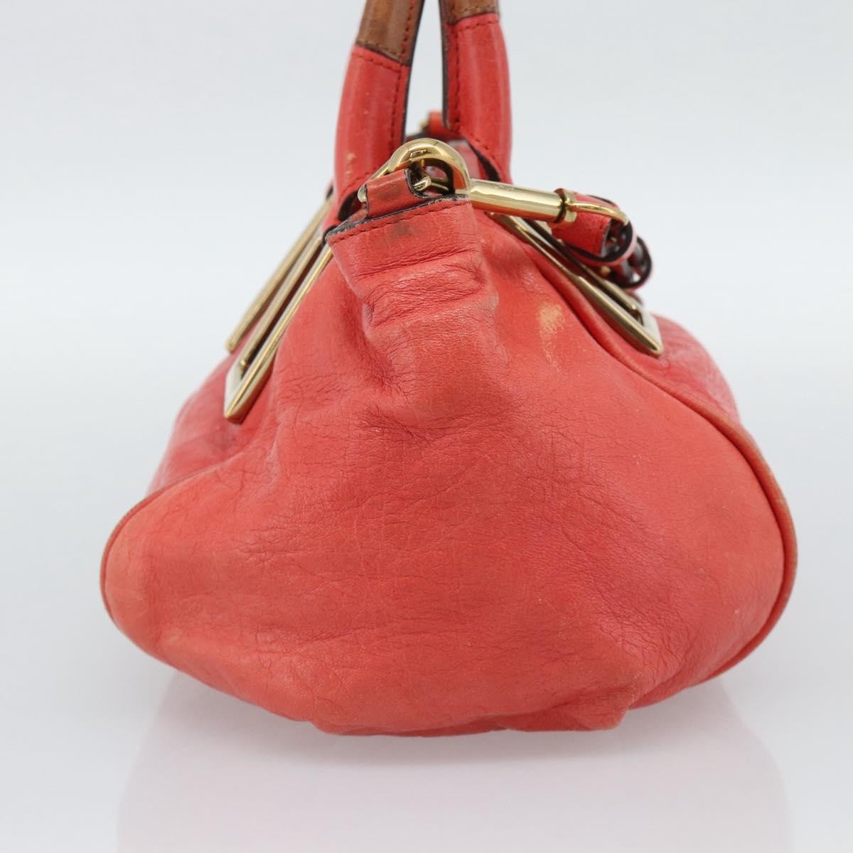 Chloe Ethel Leather Red Leather Handbag (Pre-Owned)