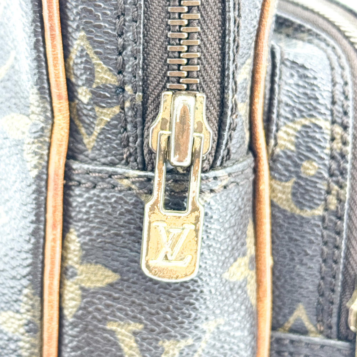 Louis Vuitton Amazone Monogram Canvas Brown Canvas Handbag (Pre-Owned)