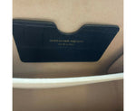 Alexander McQueen Women's Black Crocodile Embossed Leather Box 19 Crossbody Bag