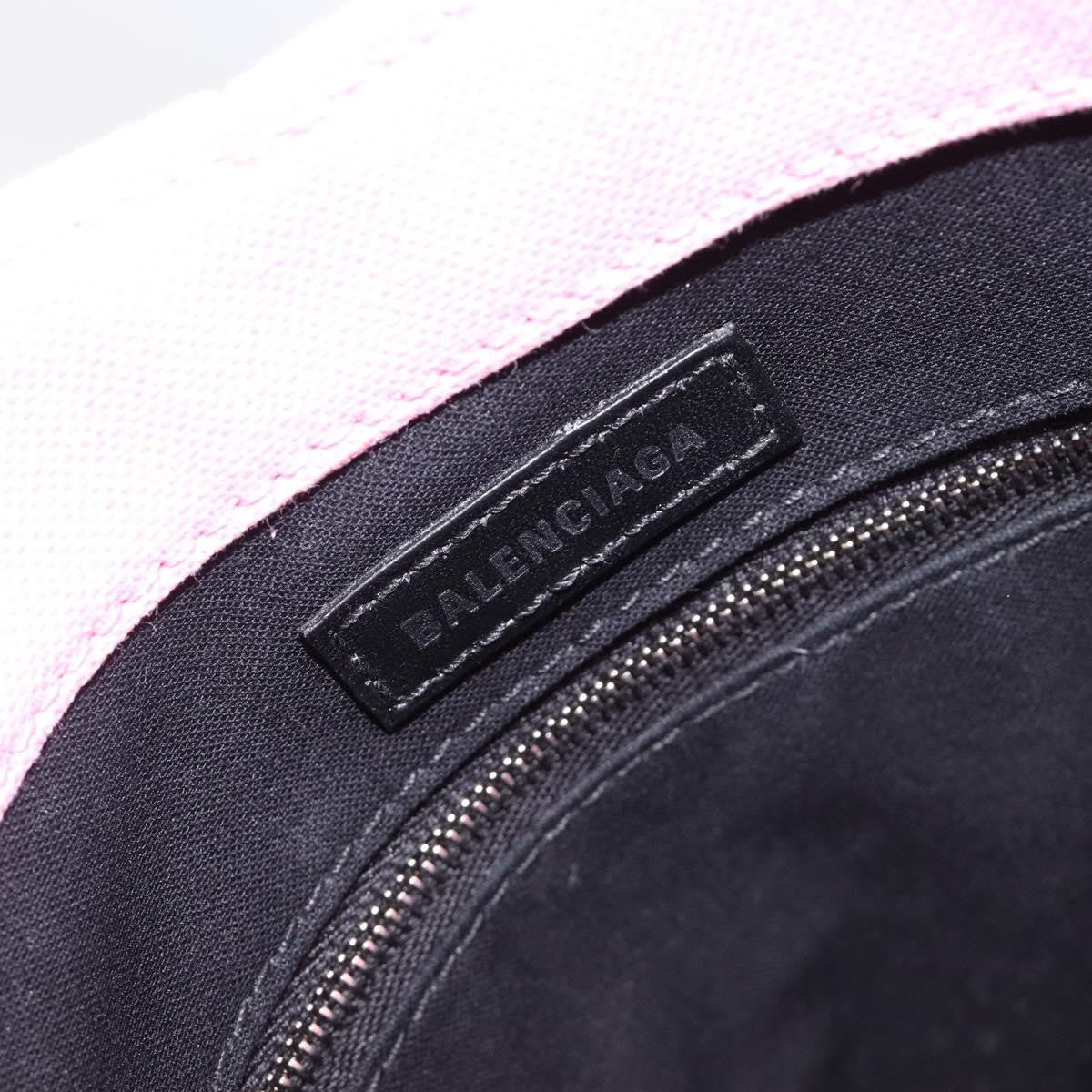 Balenciaga Wave Bucket Printed Canvas Pink Canvas Tote Bag Bag (Pre-Owned)