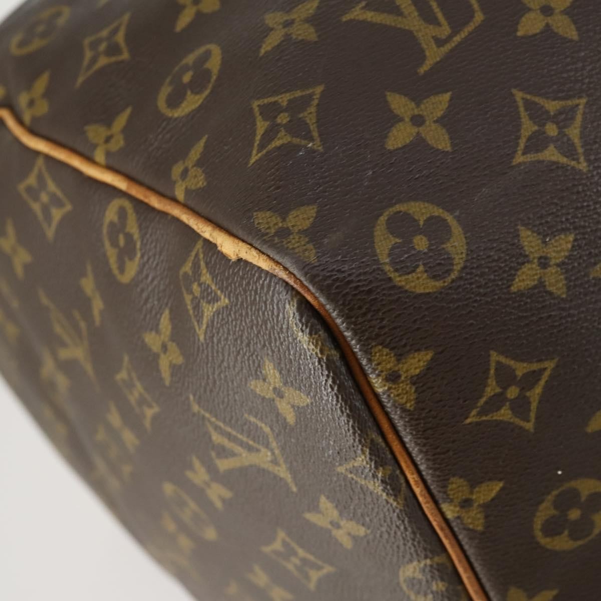 Louis Vuitton Keepall Monogram Canvas Brown Canvas Travel Bag Bag (Pre-Owned)