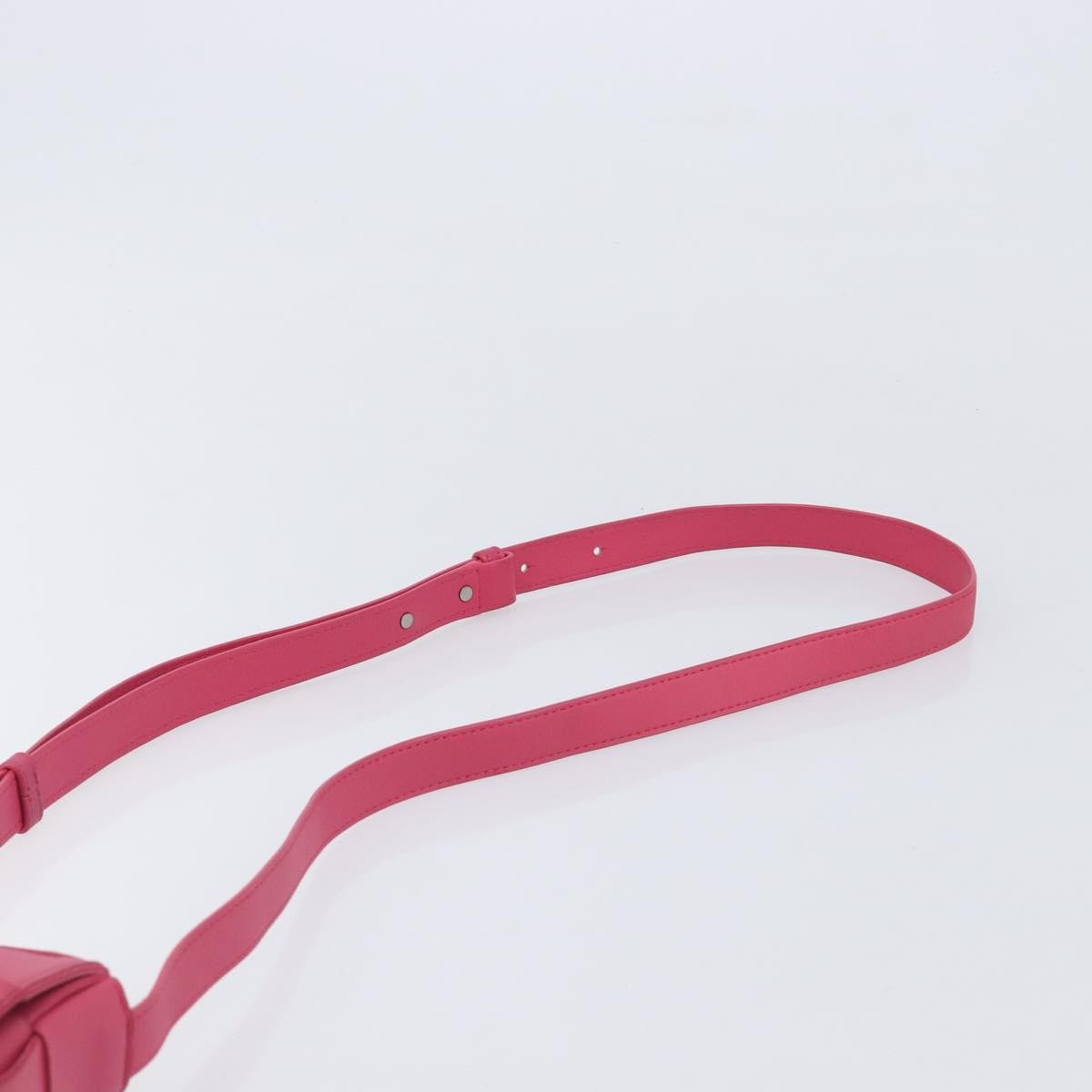 Bottega Veneta Cassette Maxi Intrecciato Leather Pink Leather Crossbody Bag Bag (Pre-Owned)