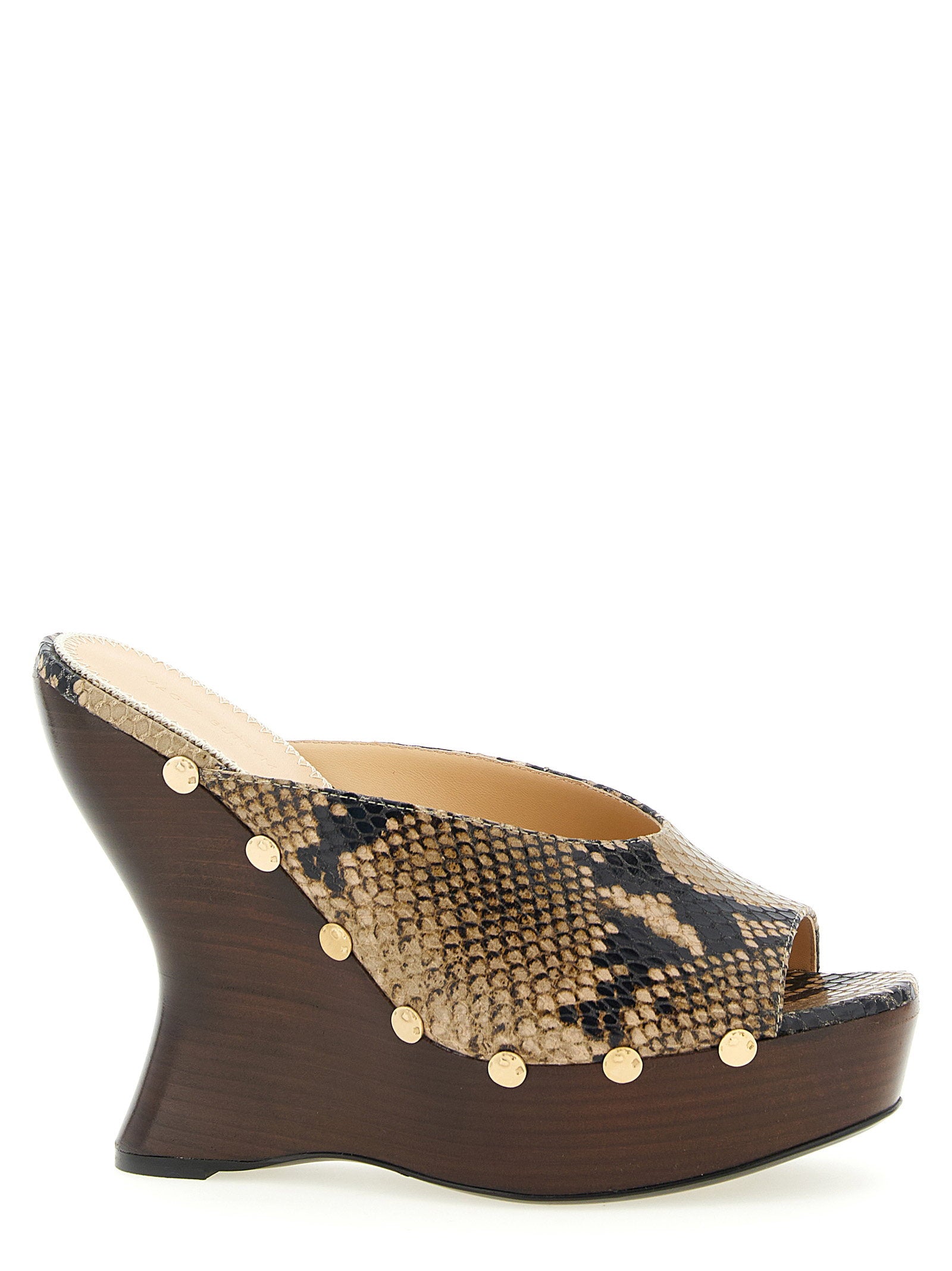 Magda Butrym Women's Python Print Mules