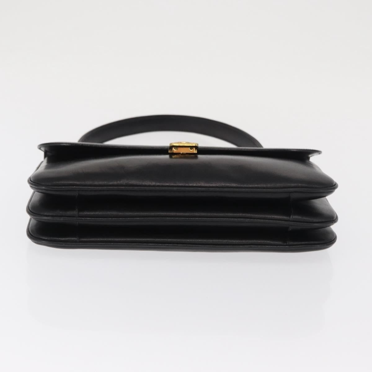 Celine Handbag Leather Black Leather Handbag (Pre-Owned)