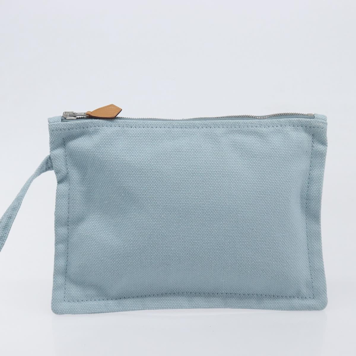 Hermes Bora Bora Toile Blue Canvas Tote Bag Bag (Pre-Owned)