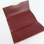 Bottega Veneta Burgundy Pony-Style Calfskin Wallet  (Pre-Owned)