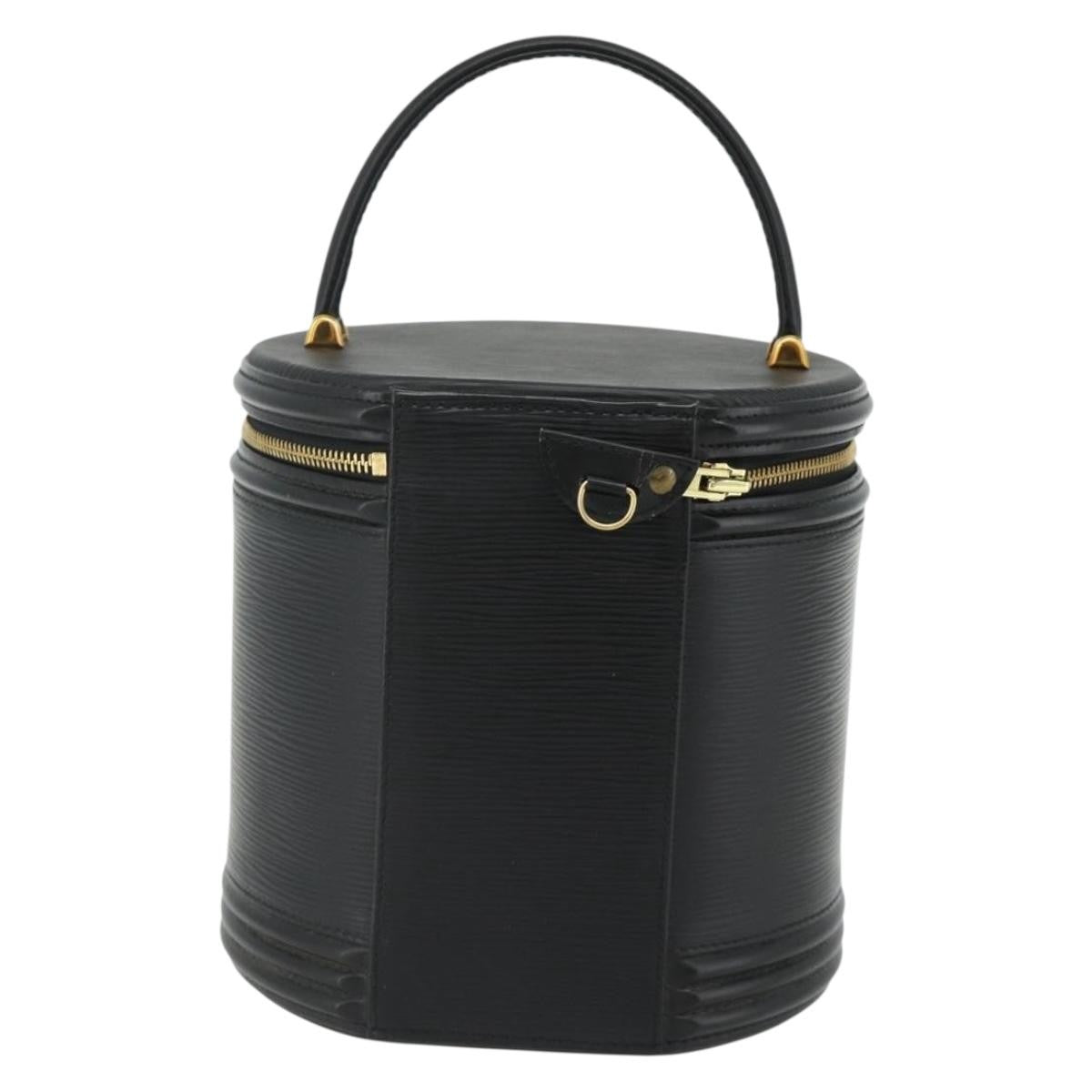 Louis Vuitton Cannes Epi Leather Black Leather Handbag (Pre-Owned)