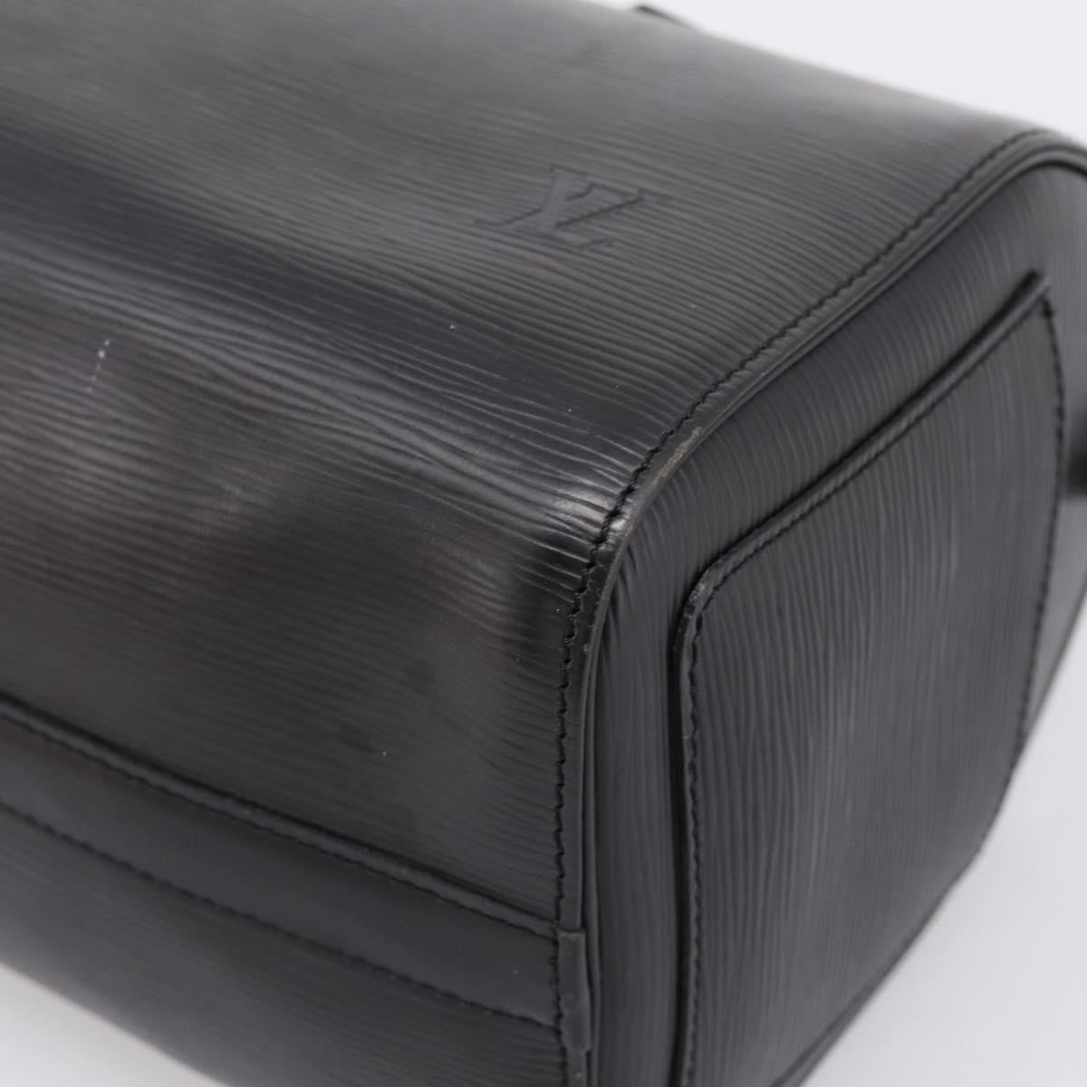 Louis Vuitton Speedy Epi Leather Black Leather Handbag (Pre-Owned)