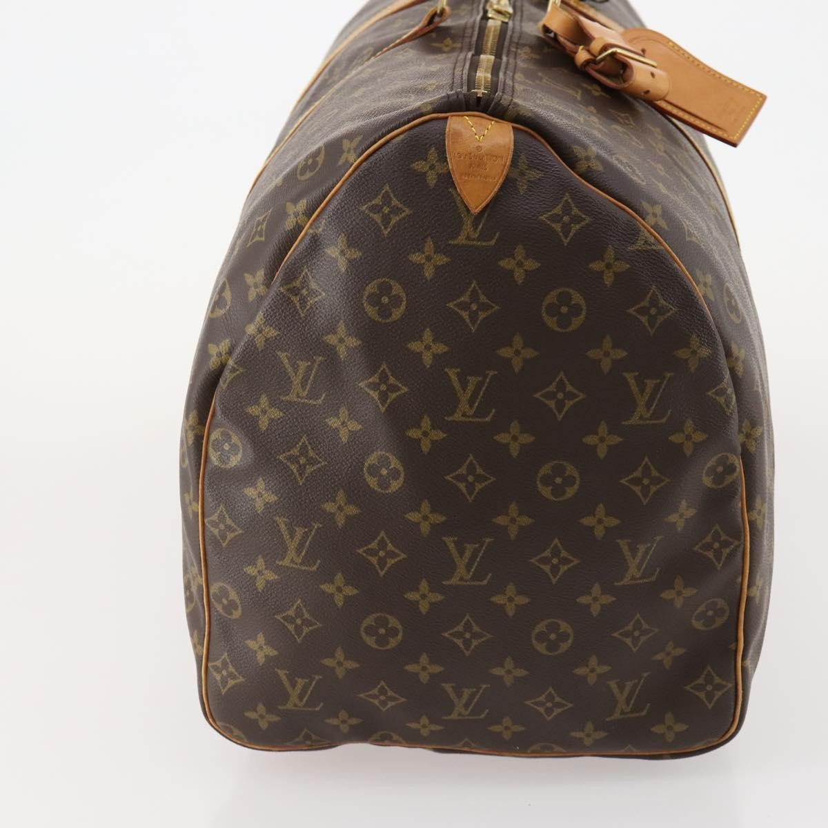Louis Vuitton Keepall Monogram Canvas Brown Canvas Travel Bag Bag (Pre-Owned)