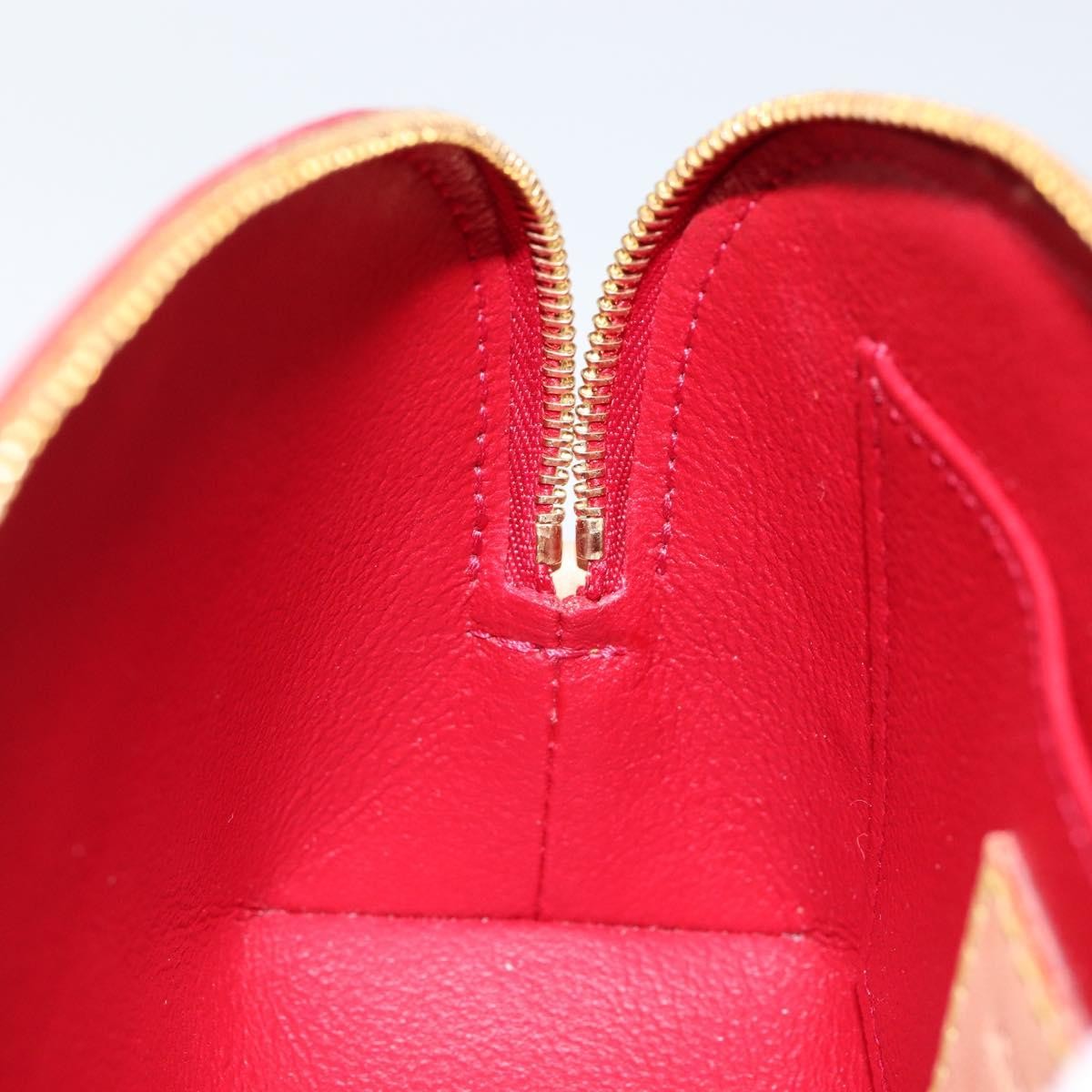 Louis Vuitton Cosmetic Limited Edition Monogram Vernis Rayures Red Patent_Leather Bag (Pre-Owned)