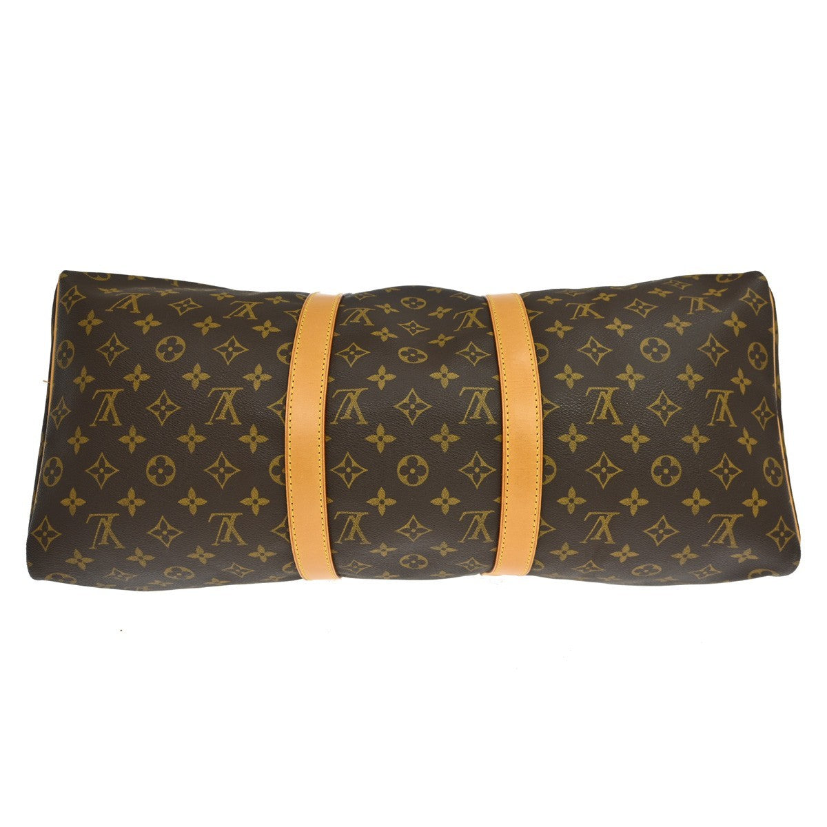Louis Vuitton Keepall Monogram Canvas Brown Canvas Travel Bag Bag (Pre-Owned)