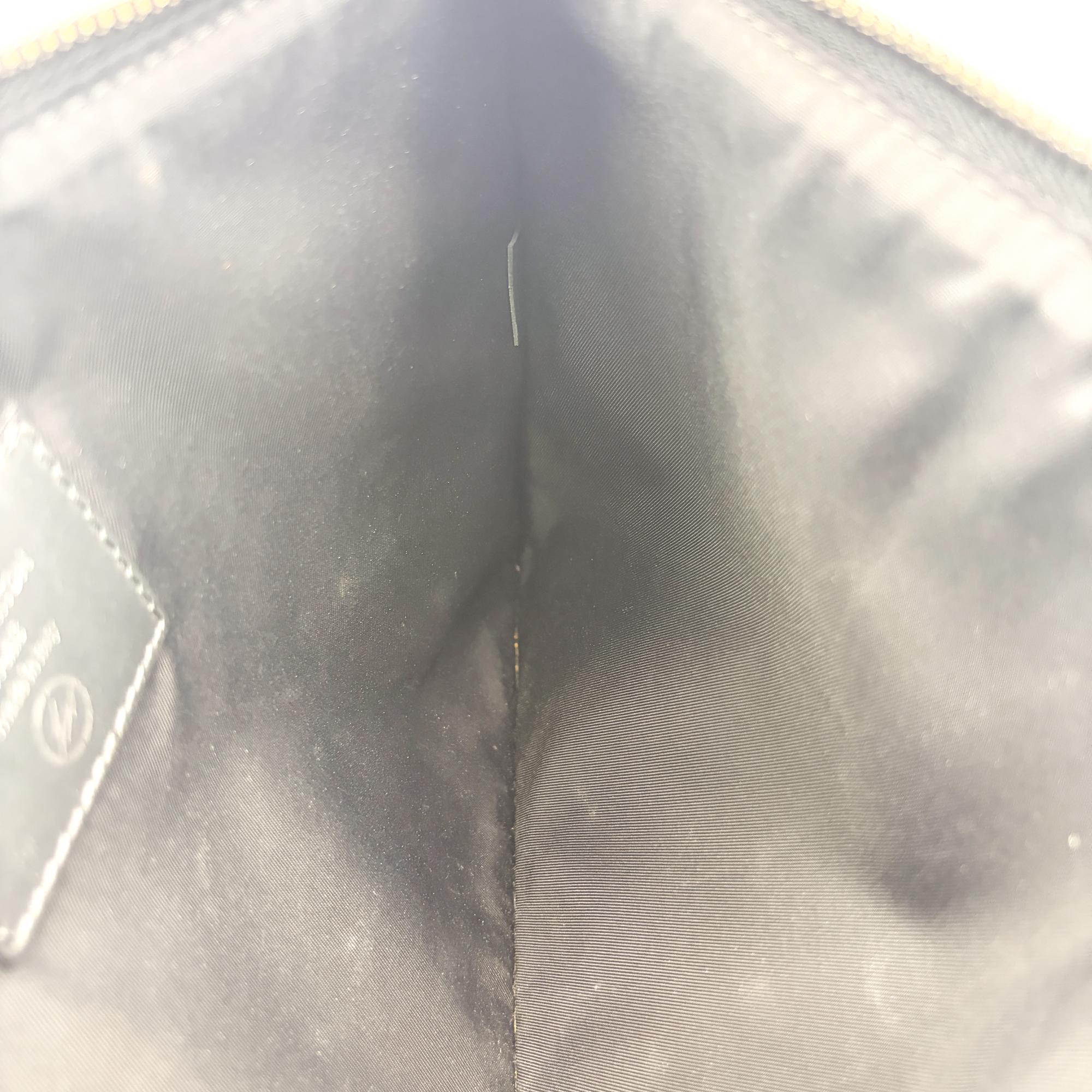 Louis Vuitton Pochette Voyage Monogram Eclipse Canvas Black Canvas Clutche & Pouche Bag (Pre-Owned)