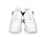 Alexander McQueen Women's White Leather / Suede Sneaker