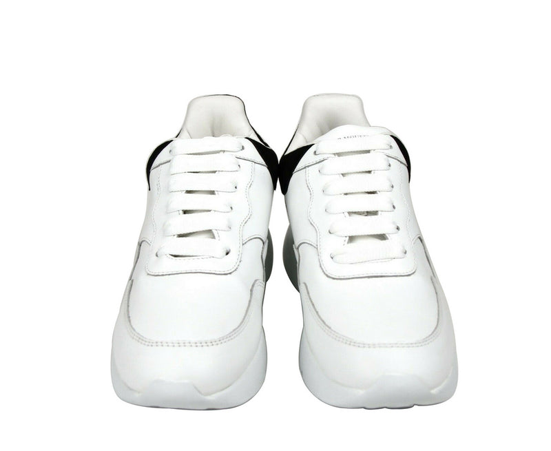 Alexander McQueen Women's White Leather / Suede Sneaker