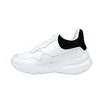 Alexander McQueen Women's White Leather / Suede Sneaker