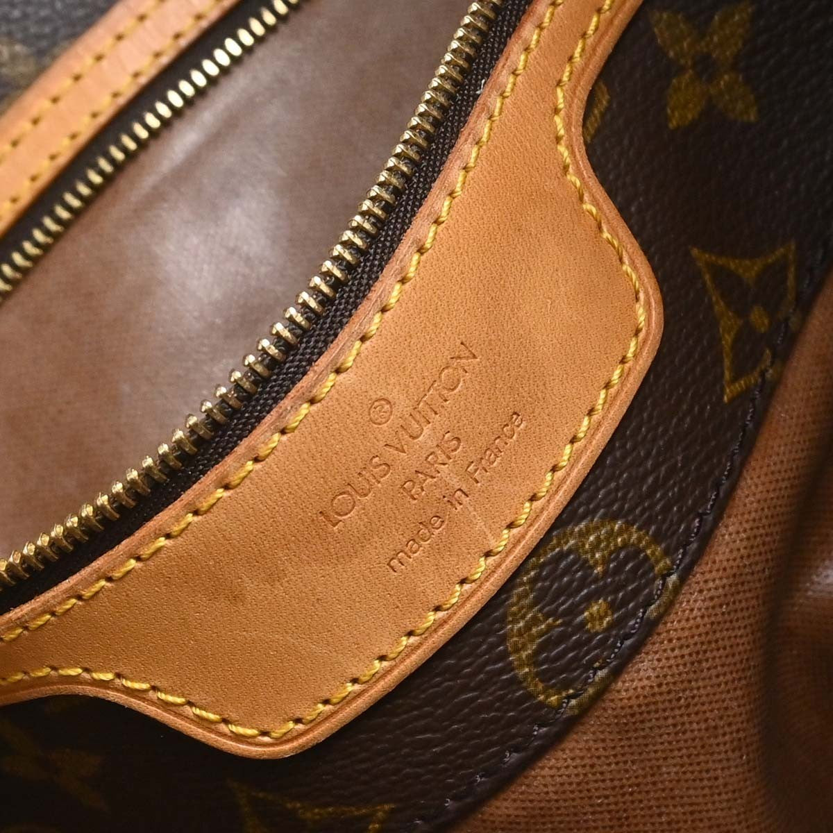 Louis Vuitton Shopping Sac Monogram Canvas Brown Canvas Handbag (Pre-Owned)