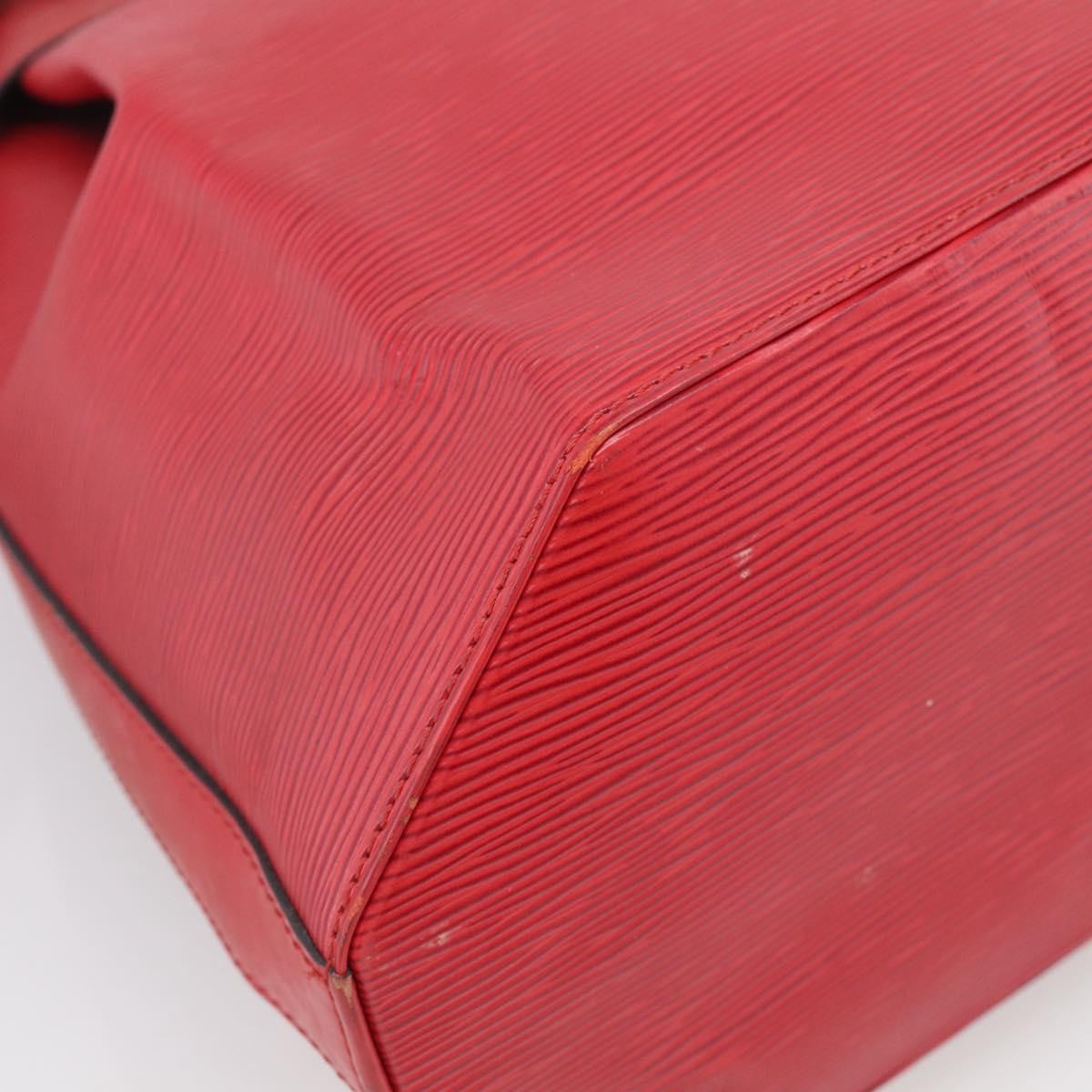 Louis Vuitton Vintage Sac D'epaule Epi Leather Red Leather Handbag (Pre-Owned)