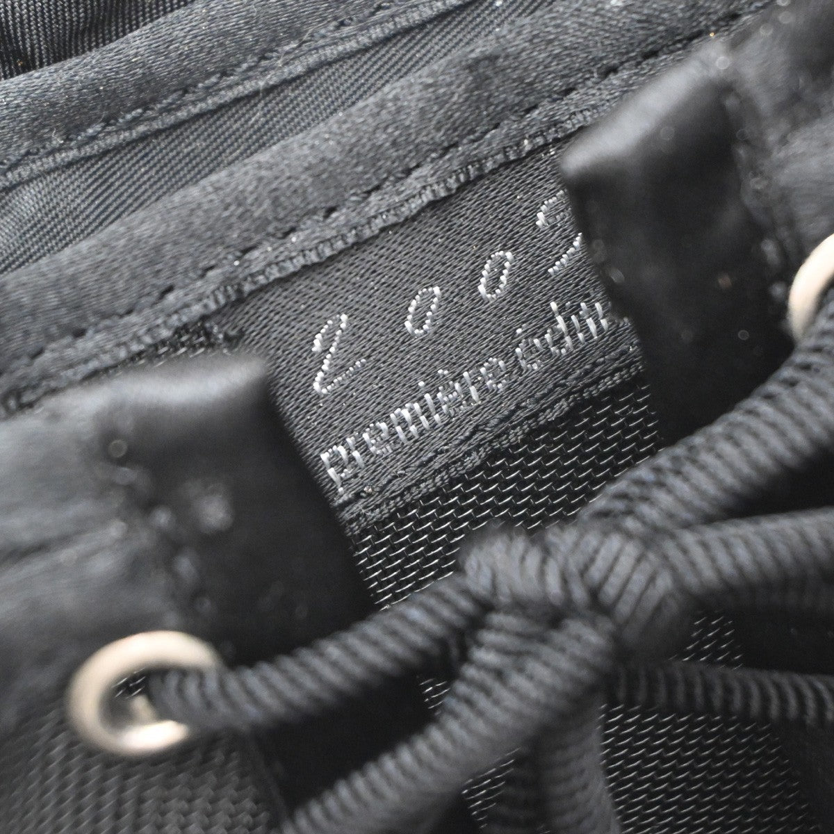 Chanel Millennium 2005 Jersey Black Canvas Handbag (Pre-Owned)