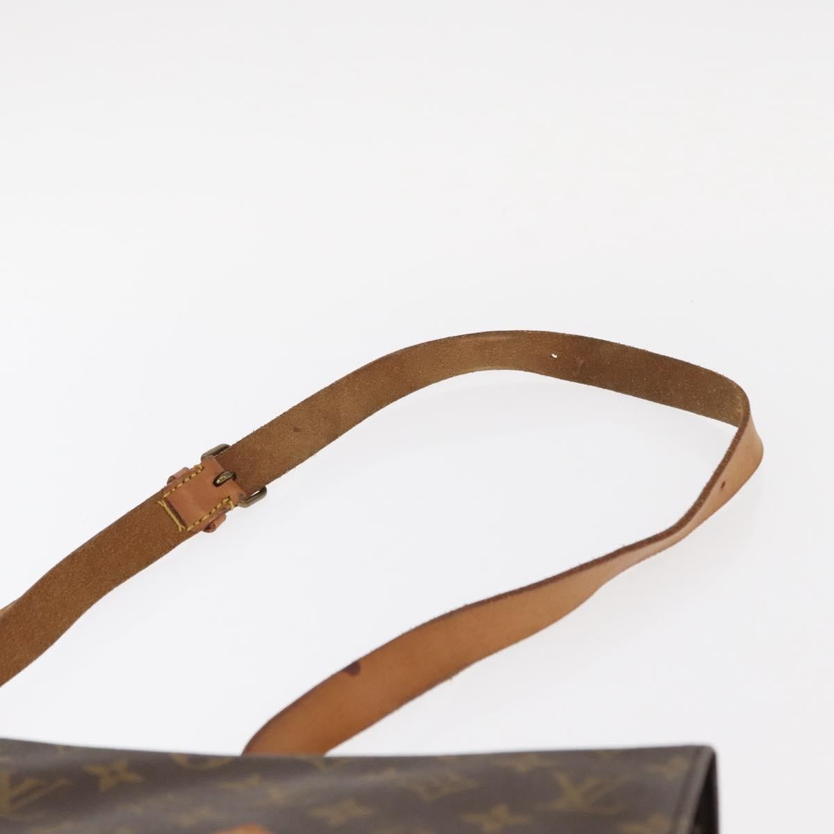 Louis Vuitton Cartouchiere Monogram Canvas Brown Canvas Shoulder Bag Bag (Pre-Owned)