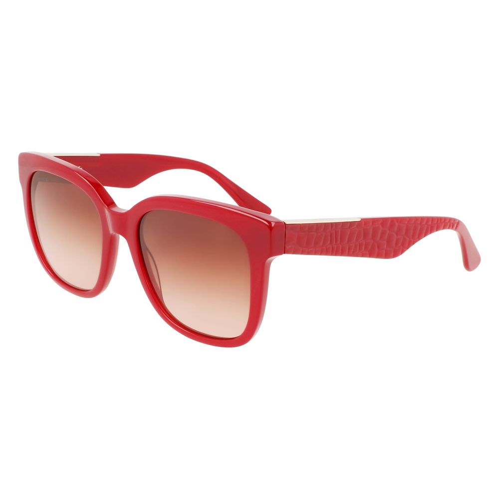 Lacoste Red Acetate Women's Sunglasses