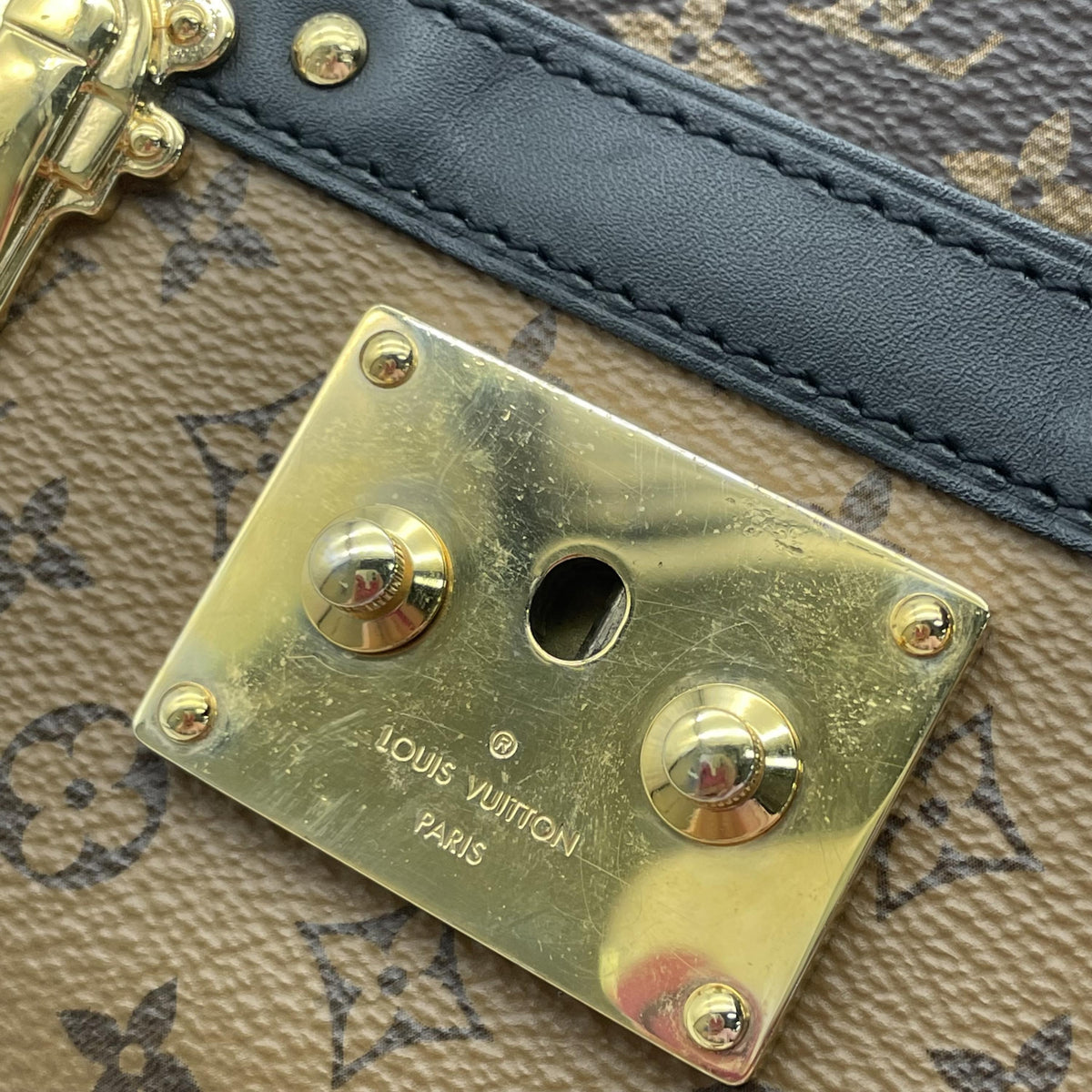 Louis Vuitton Trunk Clutch Monogram Brown Canvas Clutche & Pouche Bag (Pre-Owned)