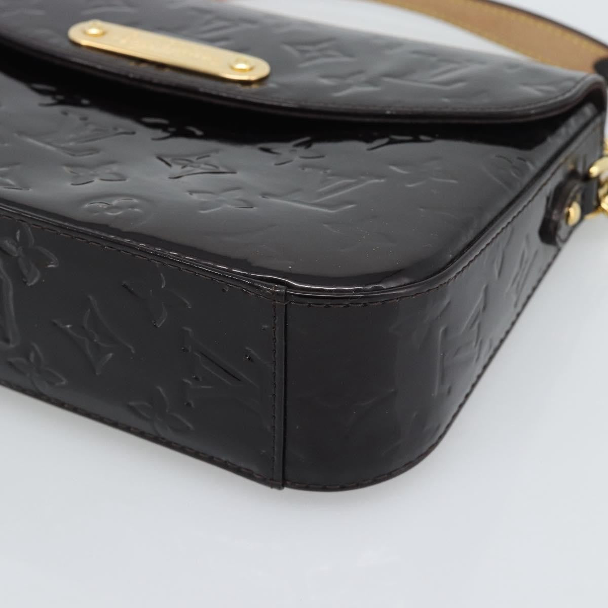 Louis Vuitton Rodeo Drive Monogram Vernis Black Patent_Leather Handbag (Pre-Owned)