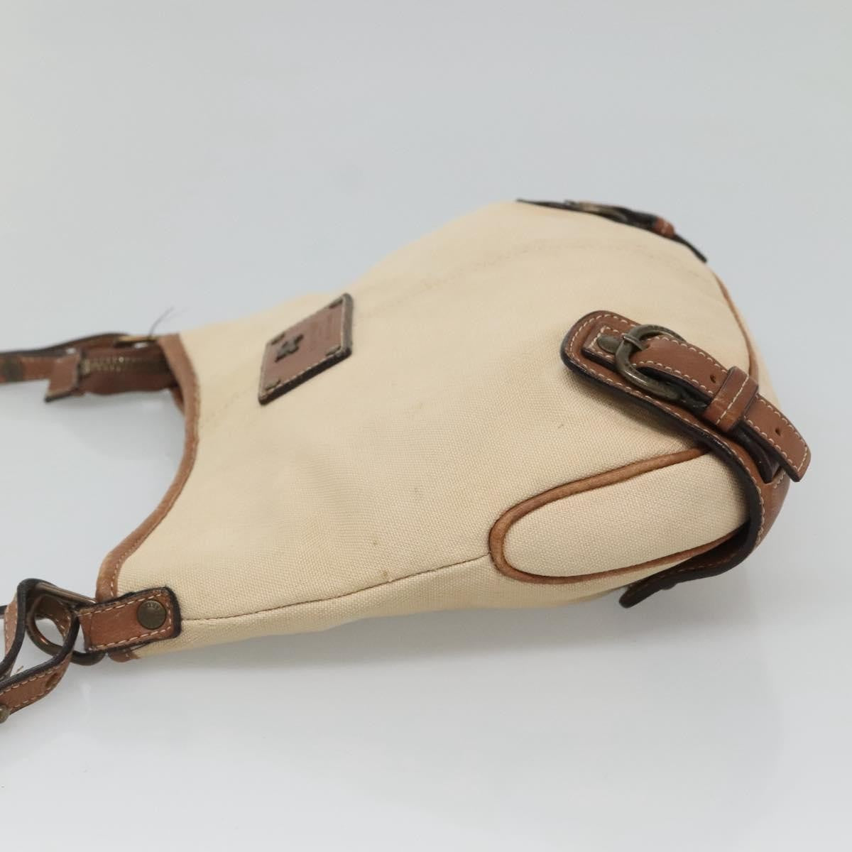 Burberry Blue Label Canvas Beige Canvas Shoulder Bag Bag (Pre-Owned)