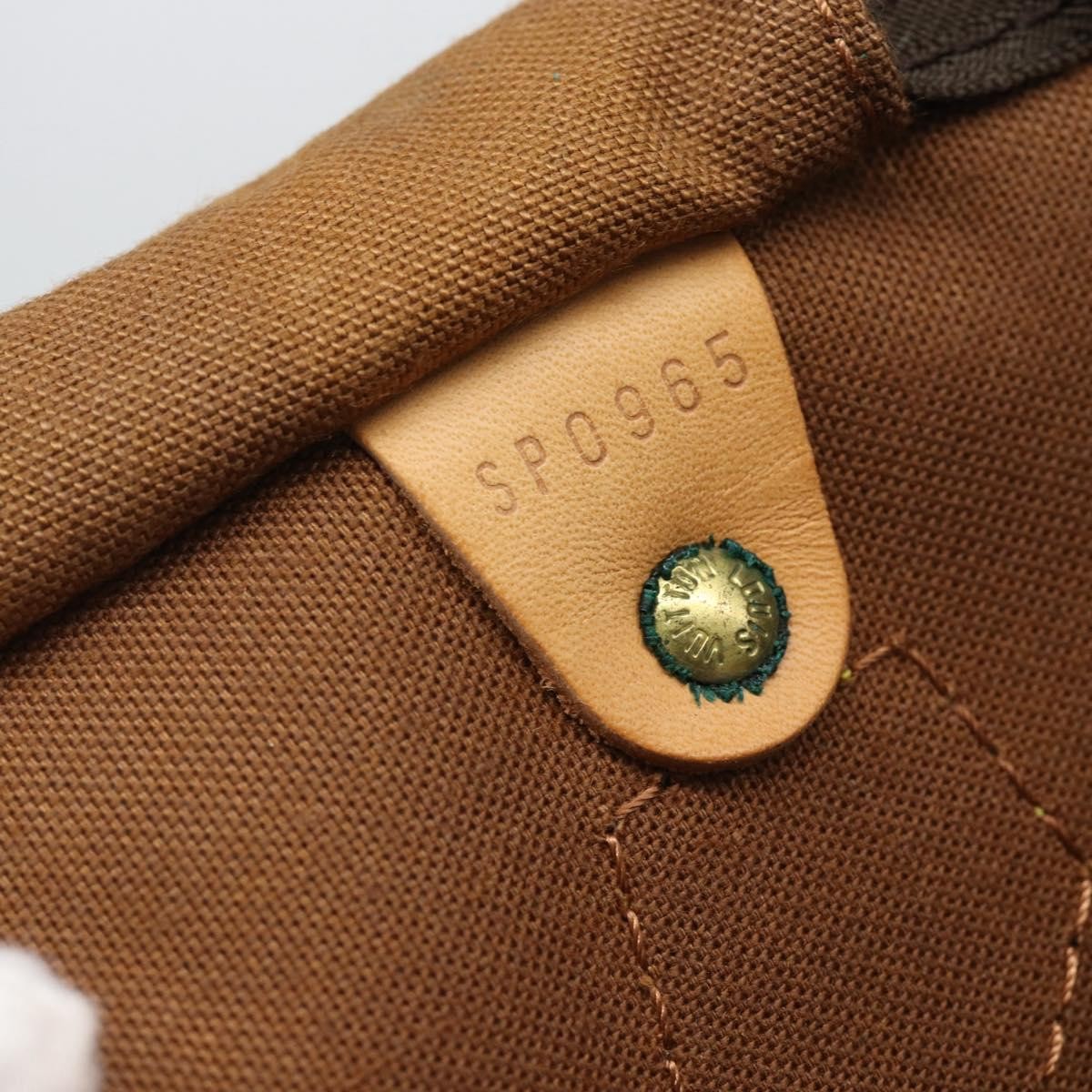 Louis Vuitton Speedy Monogram Canvas Brown Canvas Handbag (Pre-Owned)
