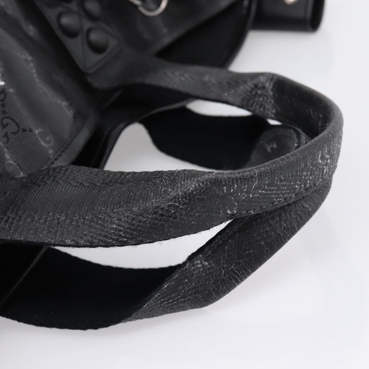 Gucci Indy Tote Pvc Leather Black Pvc Tote Bag Bag (Pre-Owned)