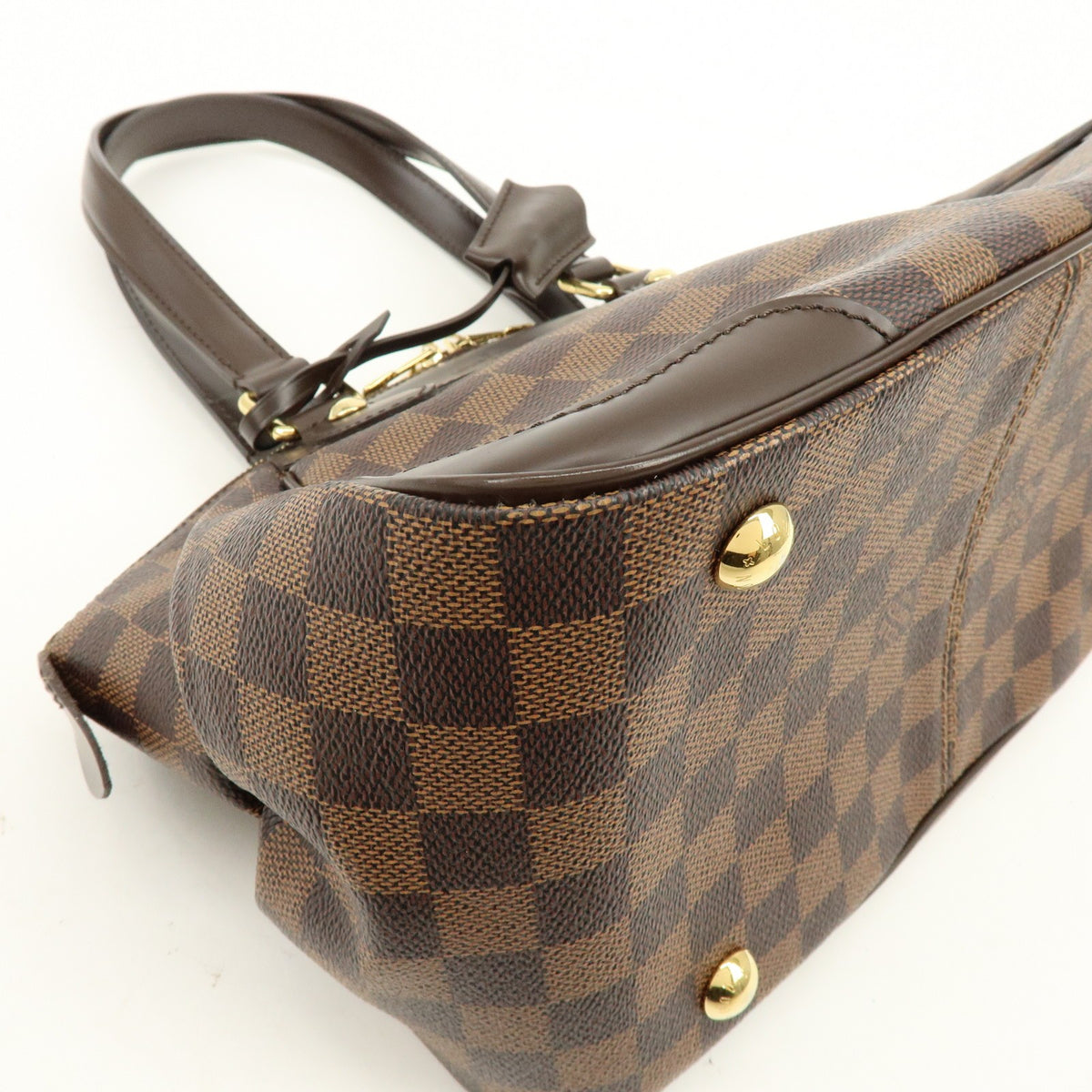 Louis Vuitton Verona Damier Brown Canvas Handbag (Pre-Owned)