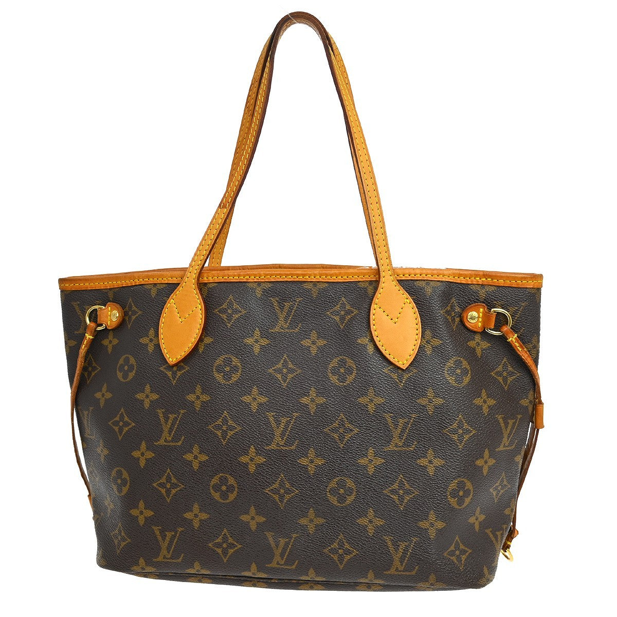 Louis Vuitton Neverfull Tote Monogram Canvas Brown Canvas Tote Bag Bag (Pre-Owned)