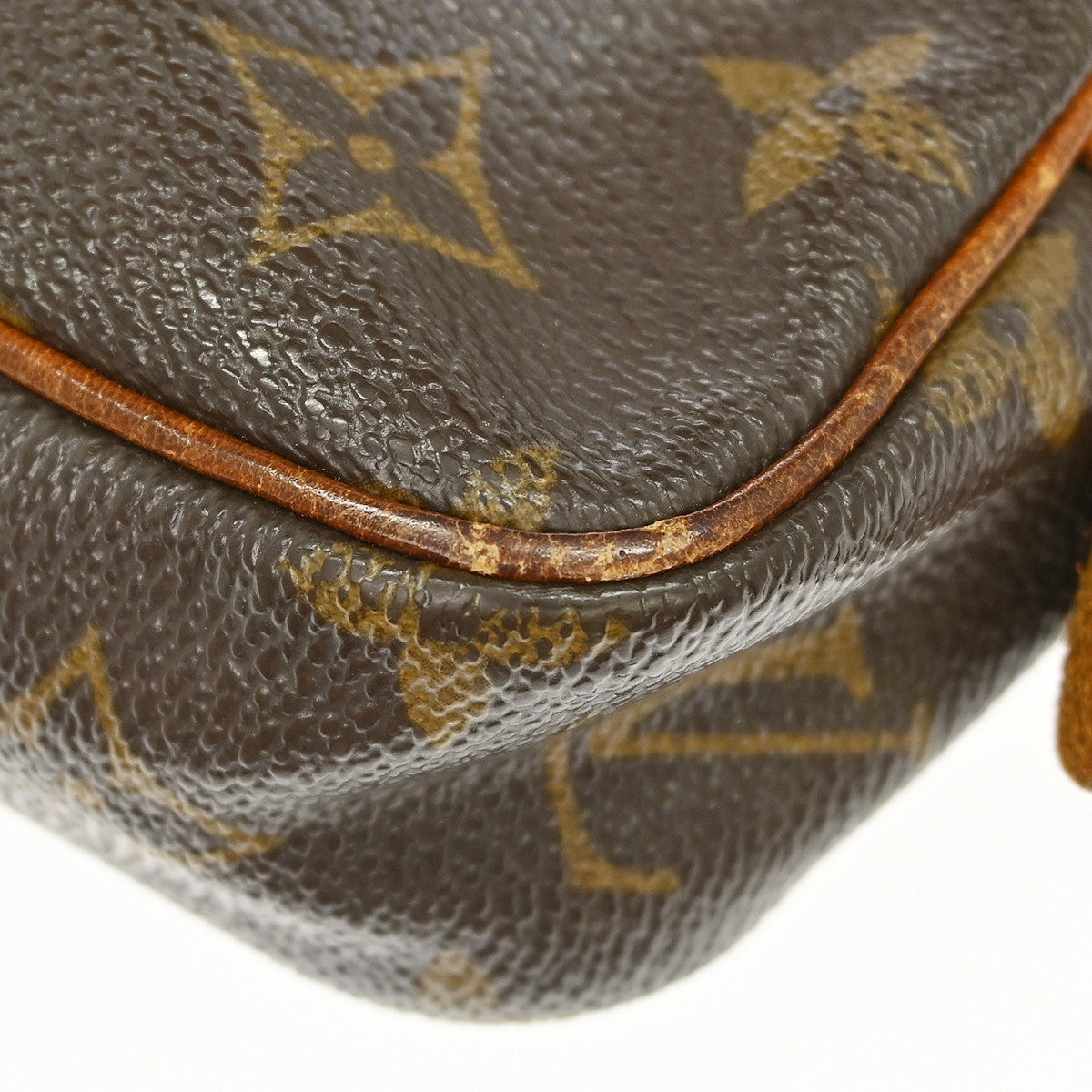 Louis Vuitton Pochette Marly Bandouliere Monogram Canvas Brown Canvas Shoulder Bag Bag (Pre-Owned)