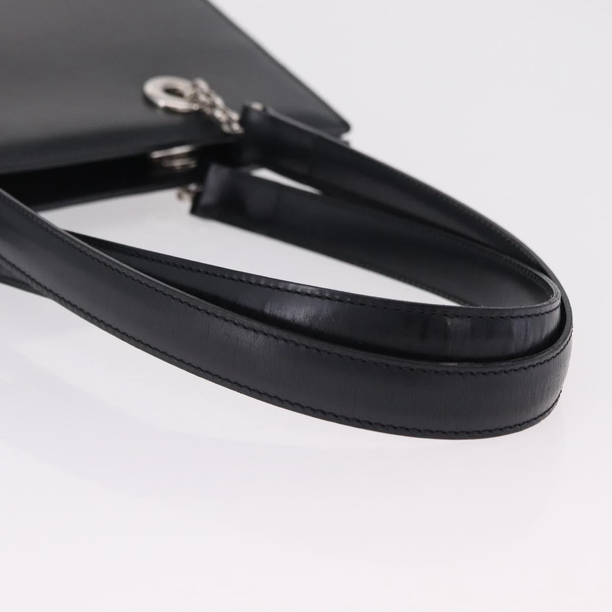 Cartier Panthère Shoulder Leather Black Leather Shoulder Bag Bag (Pre-Owned)