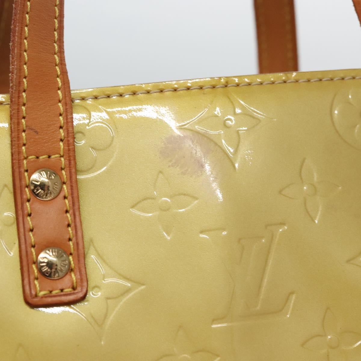 Louis Vuitton Reade Monogram Vernis Beige Patent_Leather Handbag (Pre-Owned)