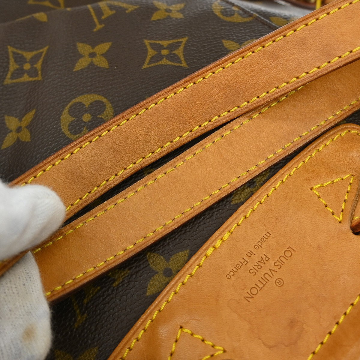 Louis Vuitton Vintage Montsouris Monogram Canvas Brown Canvas Backpack Bag (Pre-Owned)