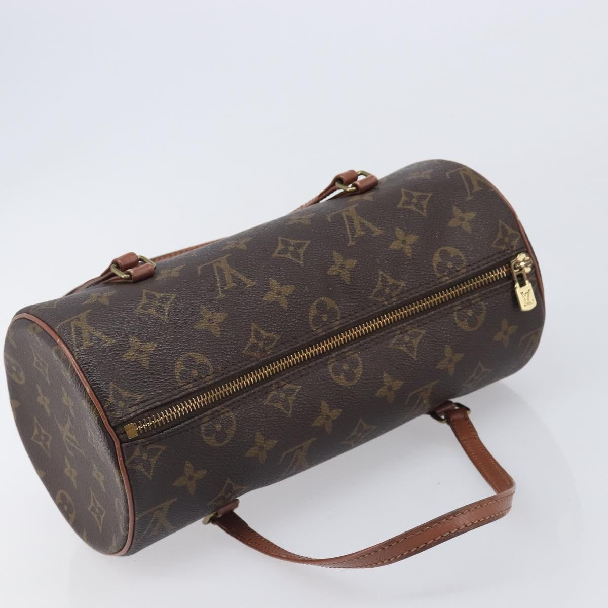 Louis Vuitton Papillon Monogram Canvas Brown Canvas Handbag (Pre-Owned)