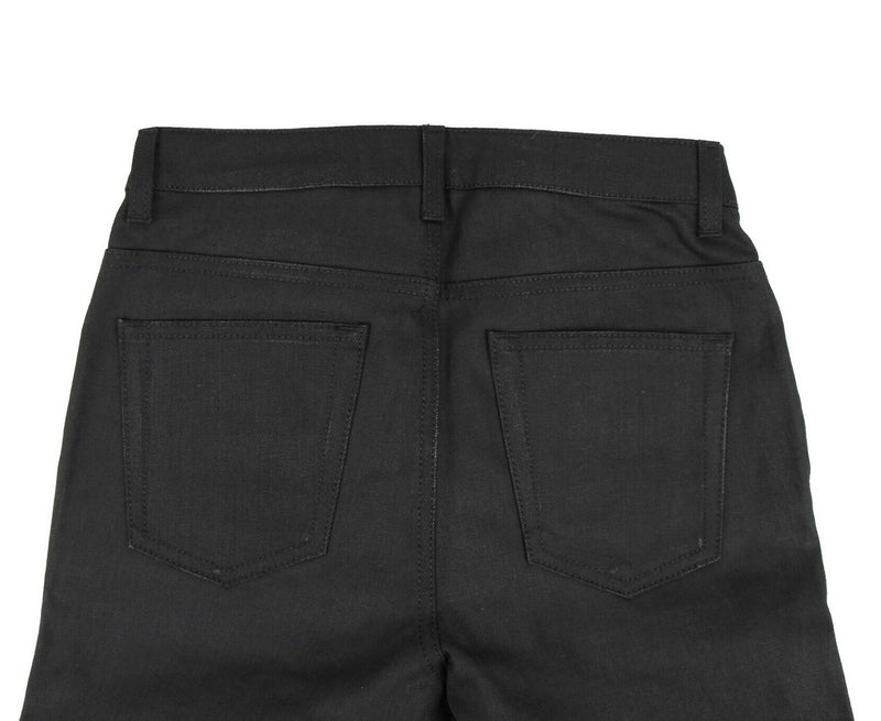 Saint Laurent Women's Black Cotton Skinny Stretch Pants (Size: 28)