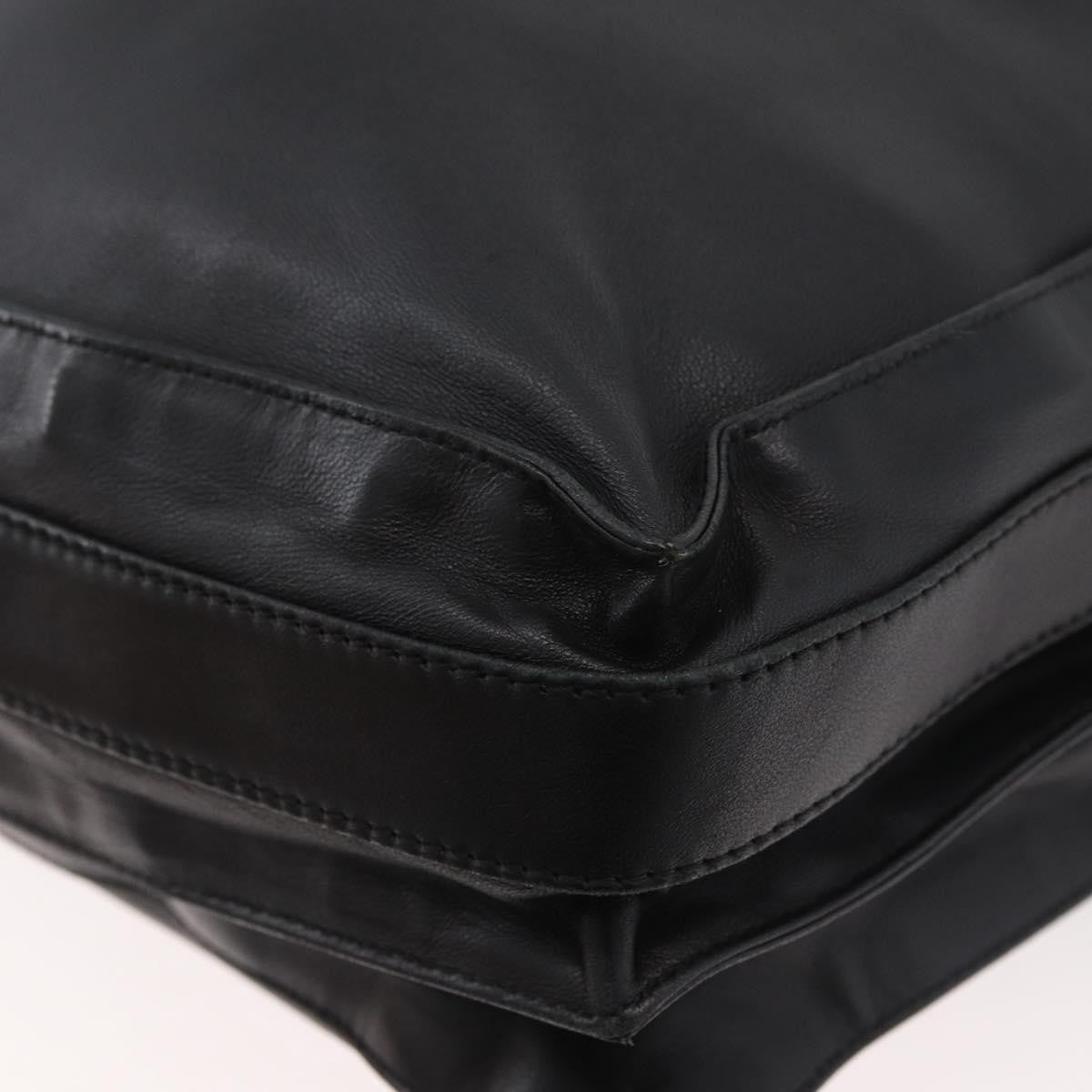 Loewe Flamenco Leather Black Leather Shoulder Bag Bag (Pre-Owned)