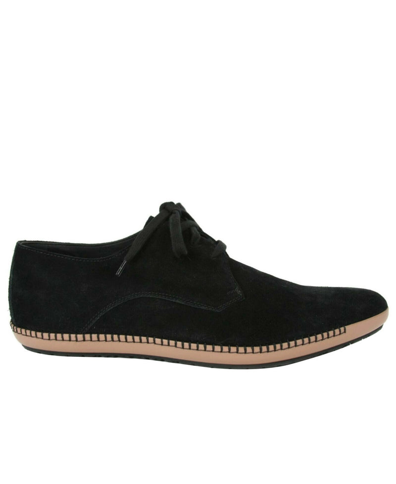 Bottega Veneta Men's Black Suede Pointed Toe Dress Shoe 512171 1000