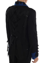 Dolce & Gabbana Black Wool Trench Women's Jacket