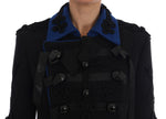 Dolce & Gabbana Black Wool Trench Women's Jacket