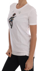 Dolce & Gabbana White Cotton Fairy Tale Women's T-Shirt