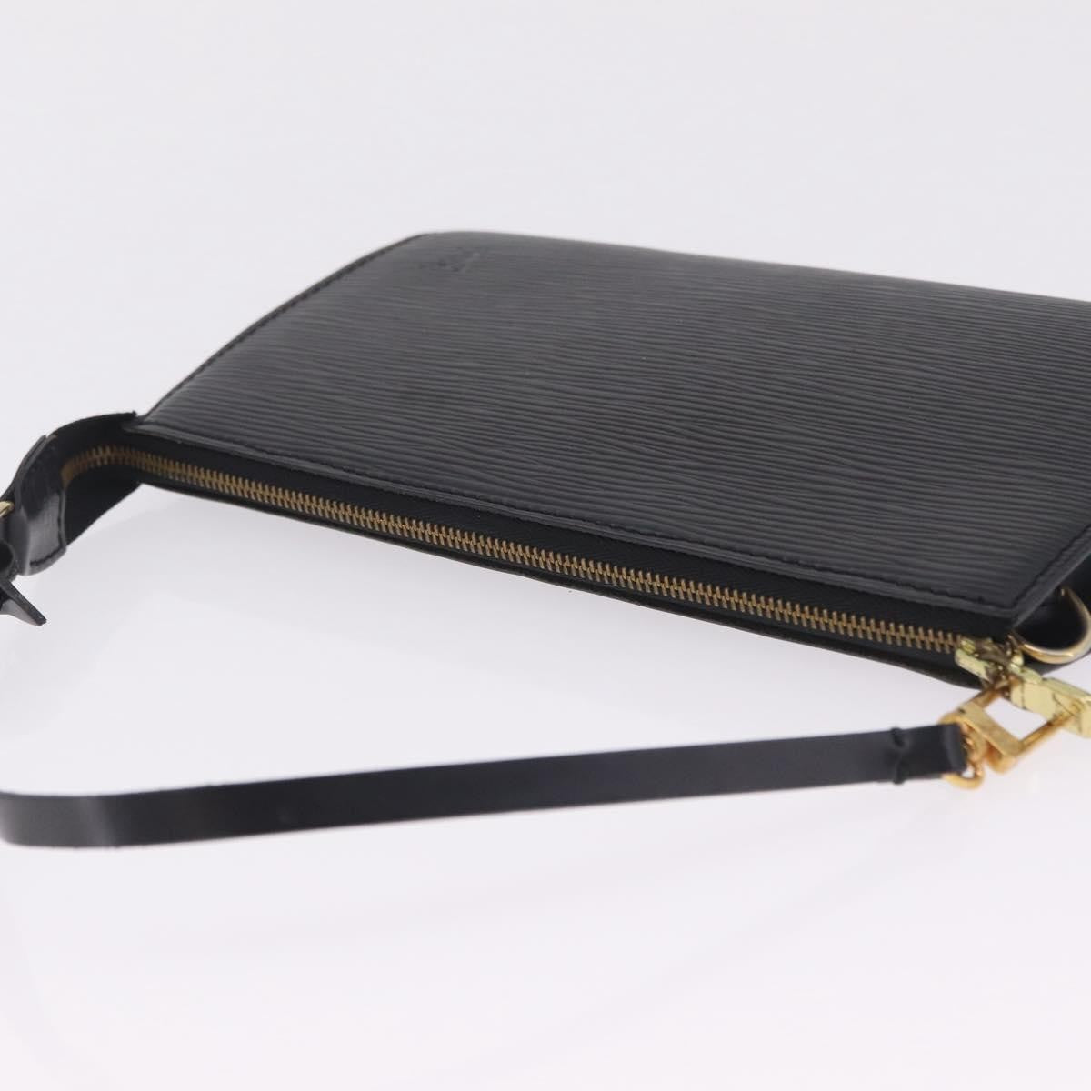 Louis Vuitton Pochette Accessoires Epi Leather Black Leather Clutche & Pouche Bag (Pre-Owned)