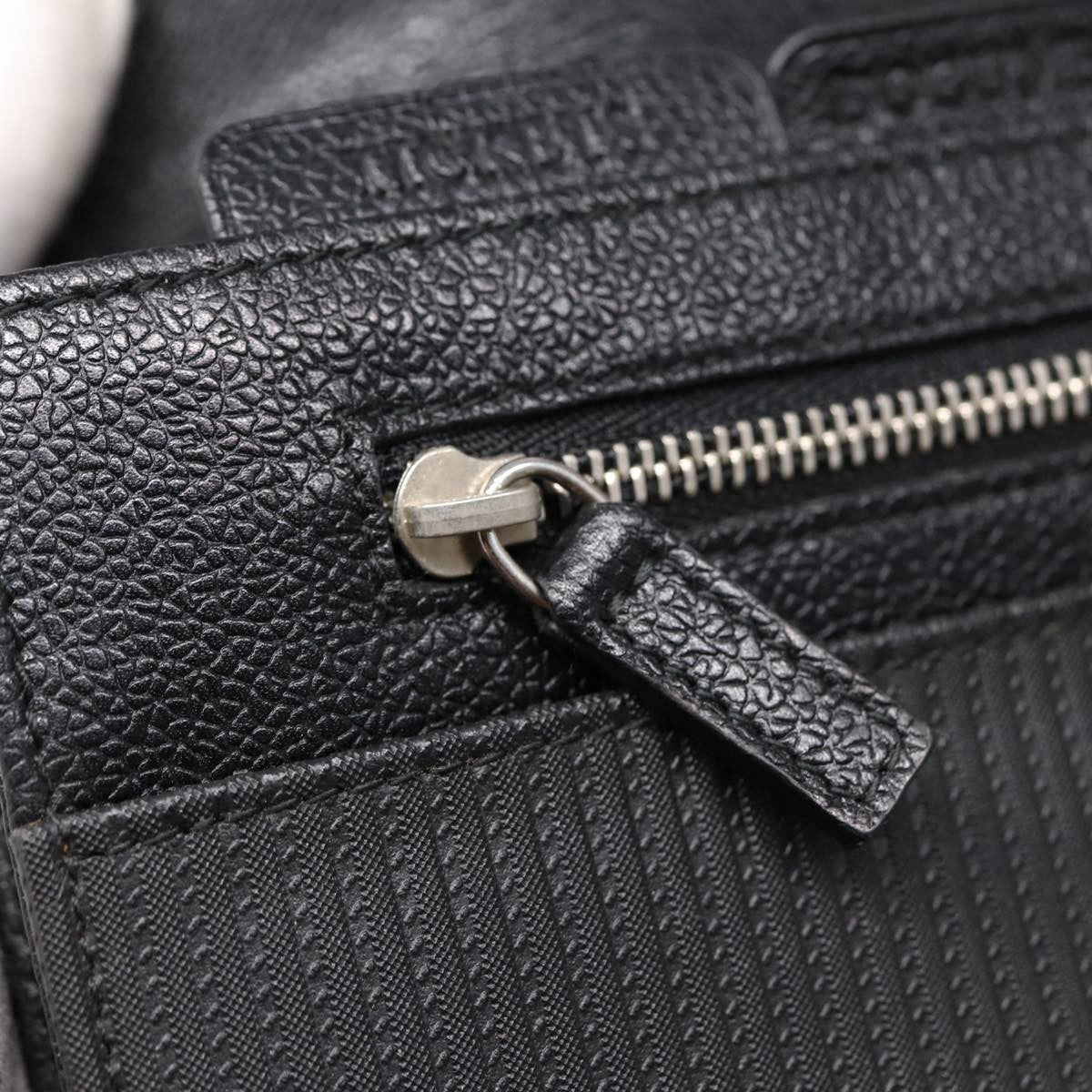 Bvlgari Clutch Pvc Leather Black Pvc Clutche & Pouche Bag (Pre-Owned)