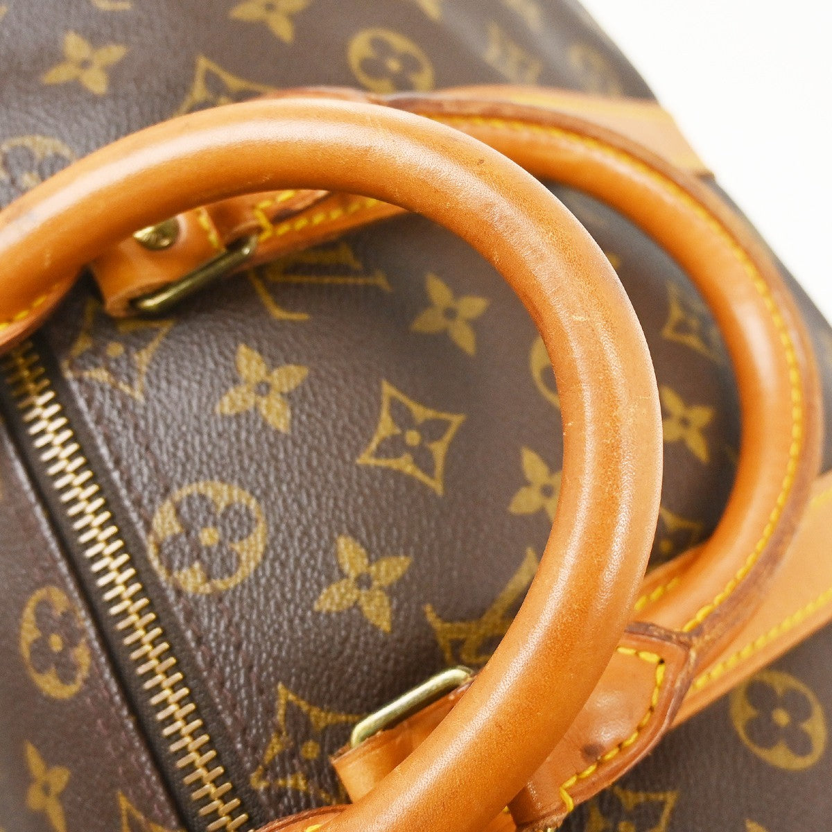 Louis Vuitton Keepall Monogram Canvas Brown Canvas Travel Bag Bag (Pre-Owned)