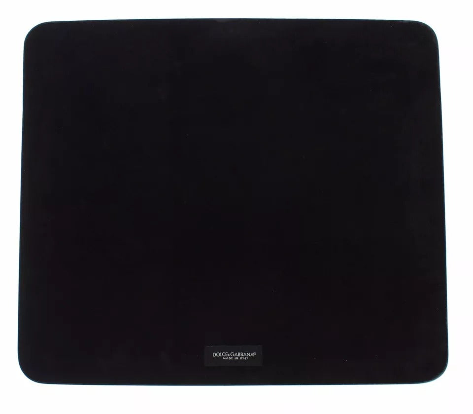 Dolce & Gabbana Green Leather Mouse  Pad