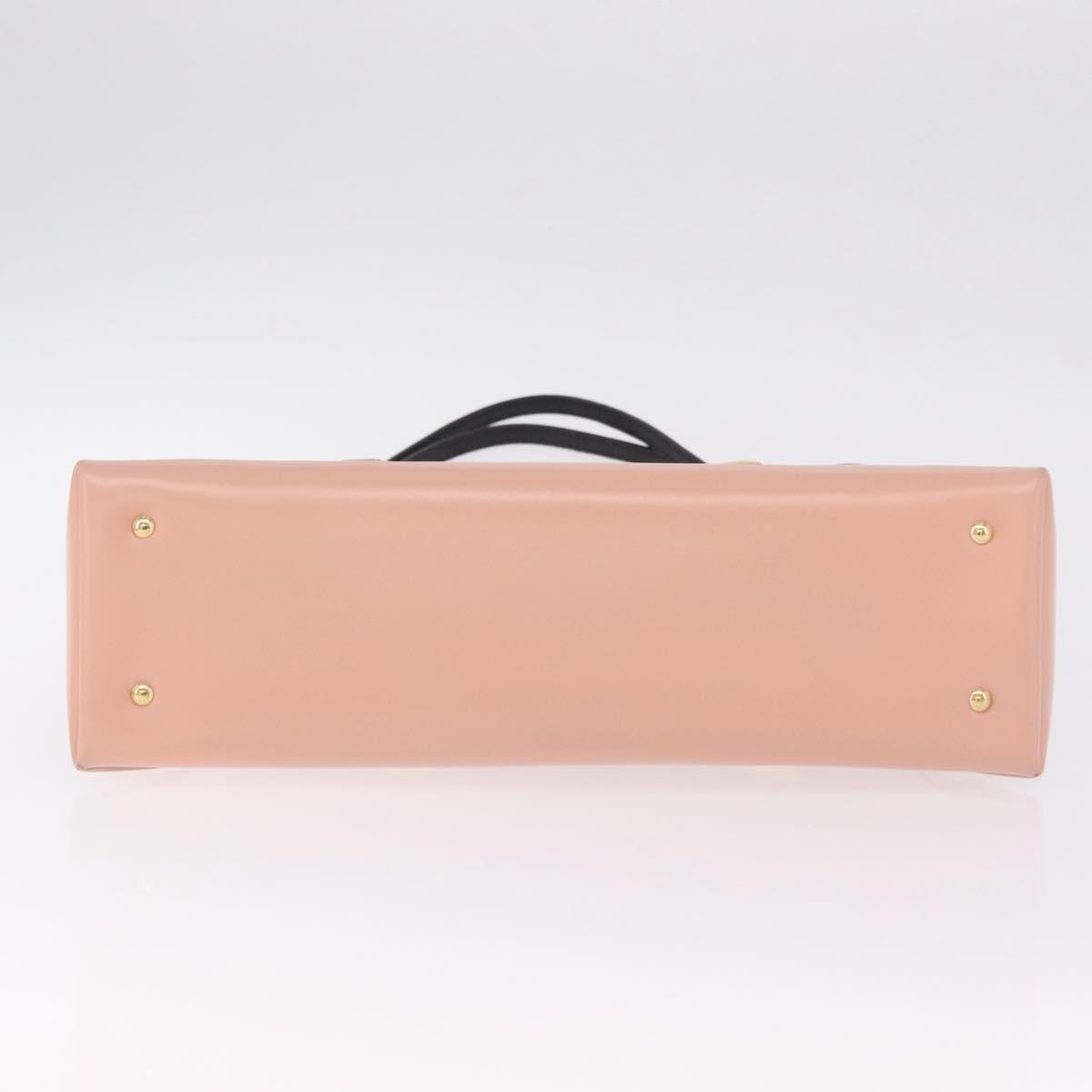 Louis Vuitton Sac Triangle Embellished Glazed Calfskin Pink Leather Handbag (Pre-Owned)