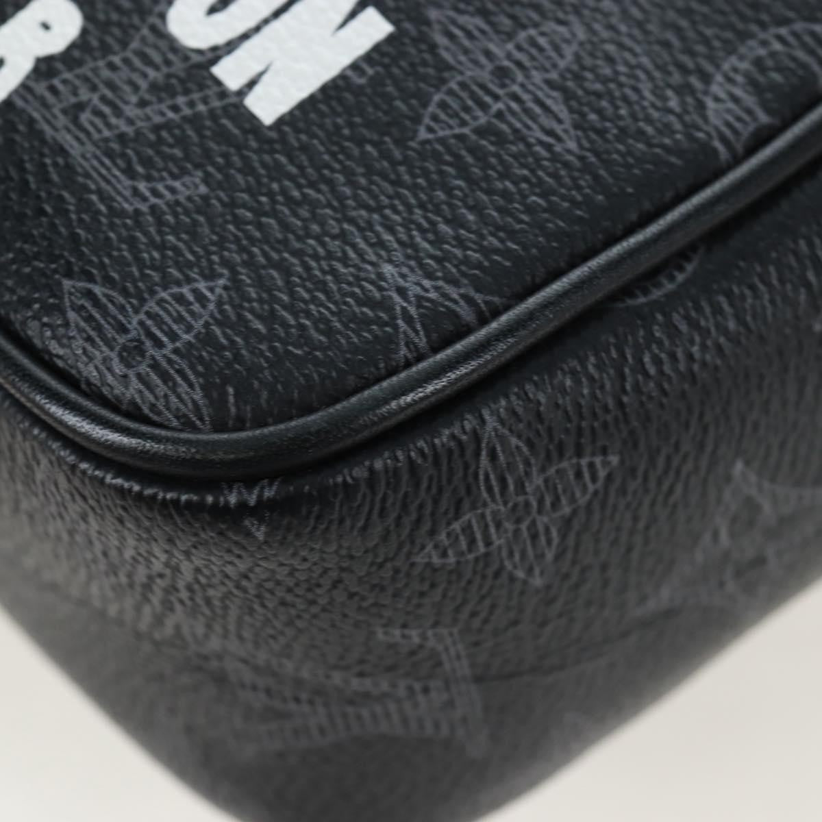 Louis Vuitton Danube Limited Edition Vivienne Monogram Eclipse Black Canvas Shoulder Bag Bag (Pre-Owned)