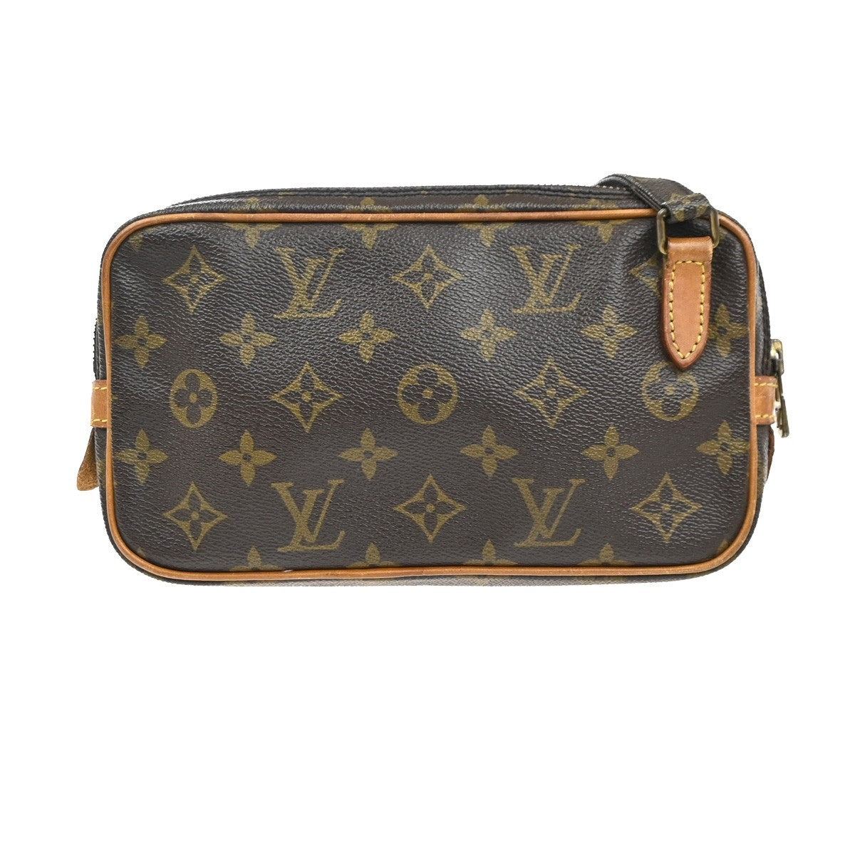 Louis Vuitton Pochette Marly Bandouliere Monogram Canvas Brown Canvas Shoulder Bag Bag (Pre-Owned)