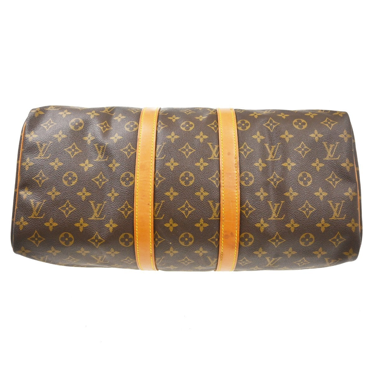 Louis Vuitton Keepall Monogram Canvas Brown Canvas Travel Bag Bag (Pre-Owned)